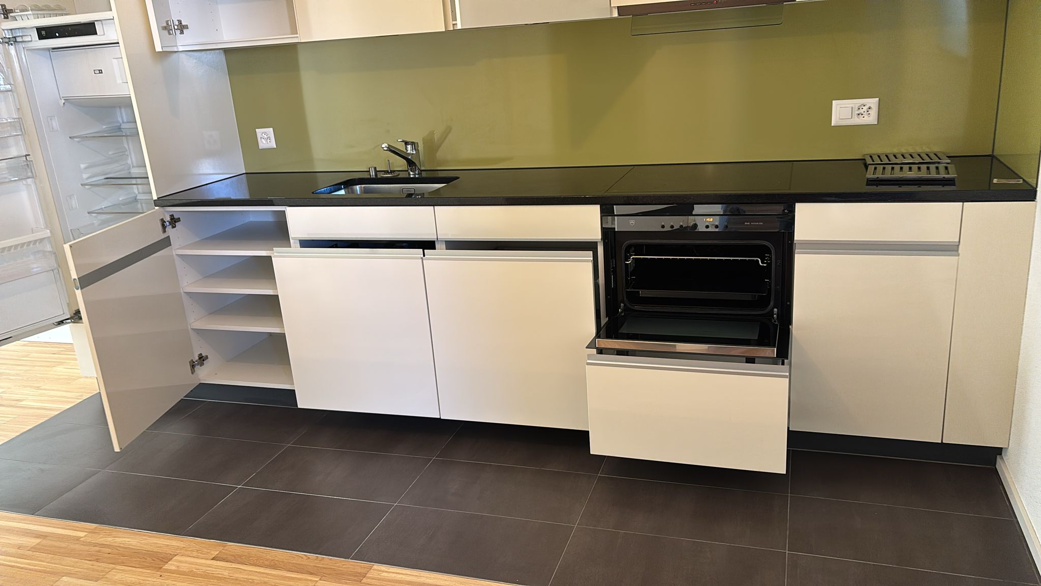 Dusche und Bad gereinigt